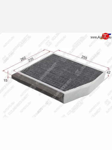 Фильтр салона угольный KOLBENSCHMIDT Mercedes-Benz CLA class  C117 - GLA  X156