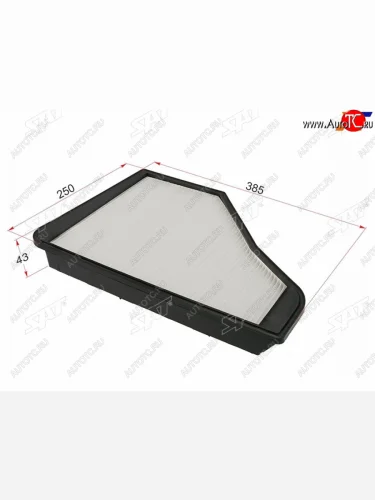 Фильтр салона SAT Mercedes-Benz S class  W140 (1991-1998) Купе, Седан