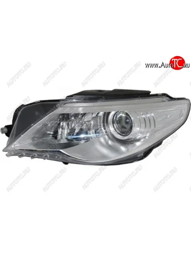 Левая фара (c электрокорректором, ксенон) DEPO Volkswagen Passat CC дорестайлинг (2008-2012)