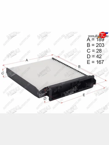 Фильтр салона HOSU Nissan Micra  K12 - NV200  Euro