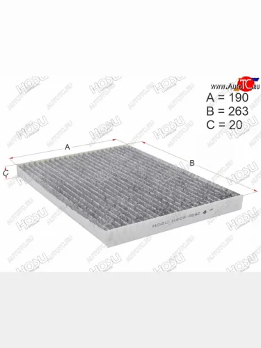 Фильтр салона угольный HOSU Nissan Qashqai ( 1 J10,  1) - X-trail  2 T31