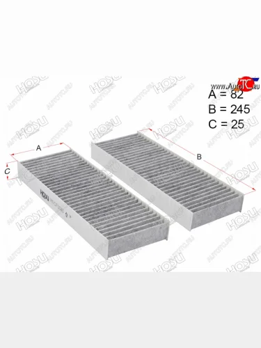 Фильтр салона угольный HOSU Nissan Maxima  A33 - Skyline  R34