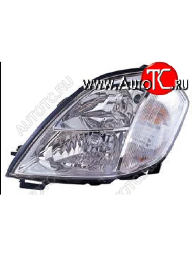 Левая фара (без линзы) DEPO Nissan Teana 1 J31 рестайлинг (2005-2008)