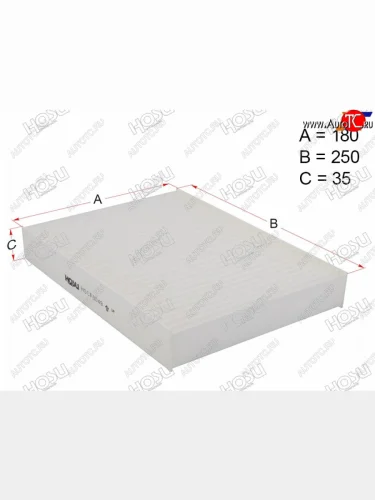 Фильтр салона HOSU Nissan Micra ( K13,  K14) - X-trail  3 T32