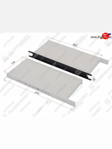 Фильтр салона KOLBENSCHMIDT Renault Kangoo  KW0 - Master  FV,JV