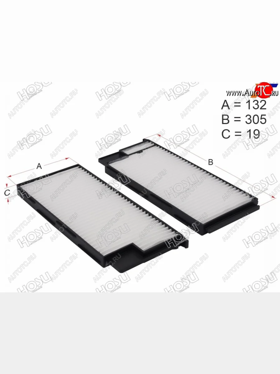 Фильтр салона HOSU  Lexus LX470 (1998-2007), Toyota Land Cruiser (1998-2007)  в Керчи Республика Крым