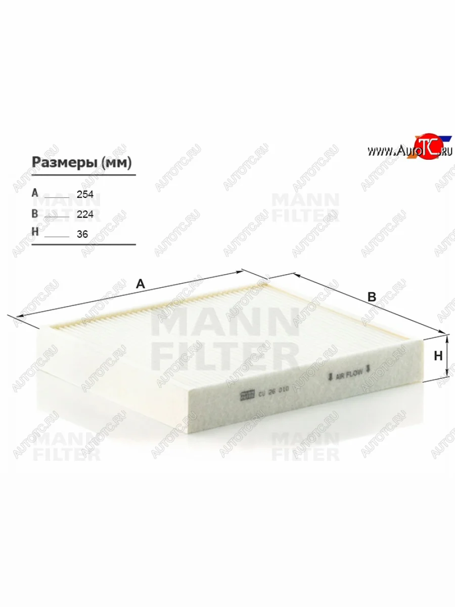 Фильтр салона MANN  Audi A1 (2010-2025), Skoda Fabia (2010-2018), Volkswagen Polo (2009-2022)  в Воронеже Воронежской области
