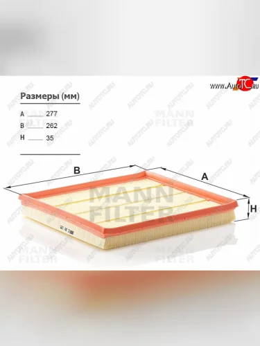 Фильтр воздушный MANN BMW 5 серия ( F11,  F10) - 7 серия  F01-F04