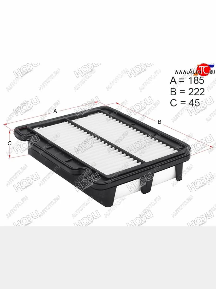 Фильтр воздушный HOSU  Chevrolet  Aveo ( T200,  T250,  T300), Kalos  в Керчи Республика Крым