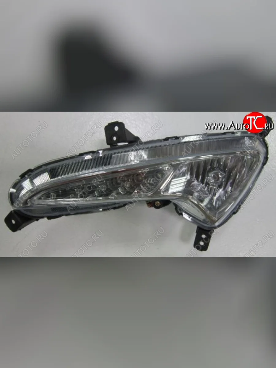 Левая противотуманная фара (диодная) BODYPARTS Hyundai Solaris RBr седан рестайлинг (2014-2017)  в Перми Пермском крае