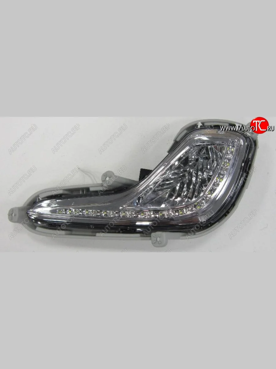 Левая противотуманная фара (диодная) BODYPARTS Hyundai Solaris RBr седан дорестайлинг (2010-2014)  в Самаре Самарской области