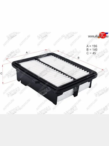 Фильтр воздушный HOSU Honda Fit ( 2,  3,  3 GP,GK,  4 GR) - Vezel ( RU3, RU4, RU1, RU2,  RV5, RV6, RV3, RV4)