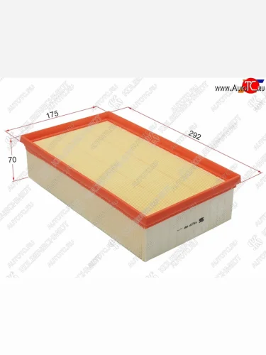 Фильтр воздушный KOLBENSCHMIDT Skoda Kodiaq  1 NS7 (2017-2021), Skoda Octavia ( A7,  A8) (2012-2022), Volkswagen Passat ( B8,  B8.5) (2015-2025), Volkswagen Tiguan  Mk2 (2016-2022)