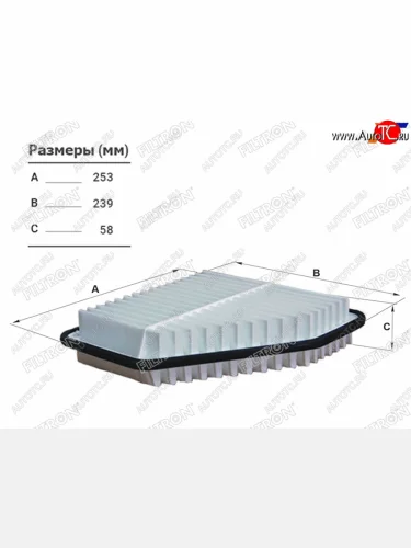 Фильтр воздушный FILTRON Toyota Camry  XV40 - RAV4  XA30