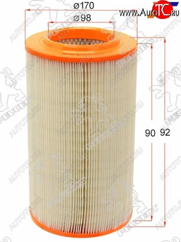 Фильтр воздушный PEUGEOT CITROEN Jumper ( 250,  290) (2006-2022), Fiat Ducato ( 250,  290) (2006-2025), Peugeot Boxer ( 250,  290) (2006-2025)