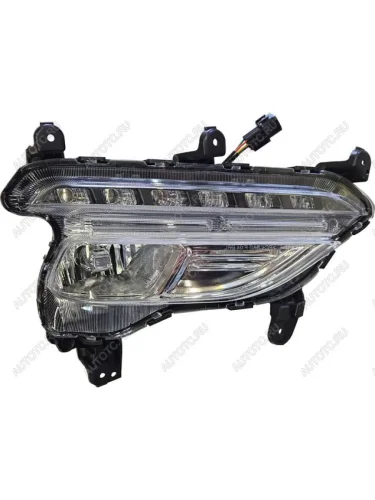 Правая противотуманная фара (ДХО) BODYPARTS Hyundai Santa Fe DM рестайлинг (2015-2019)