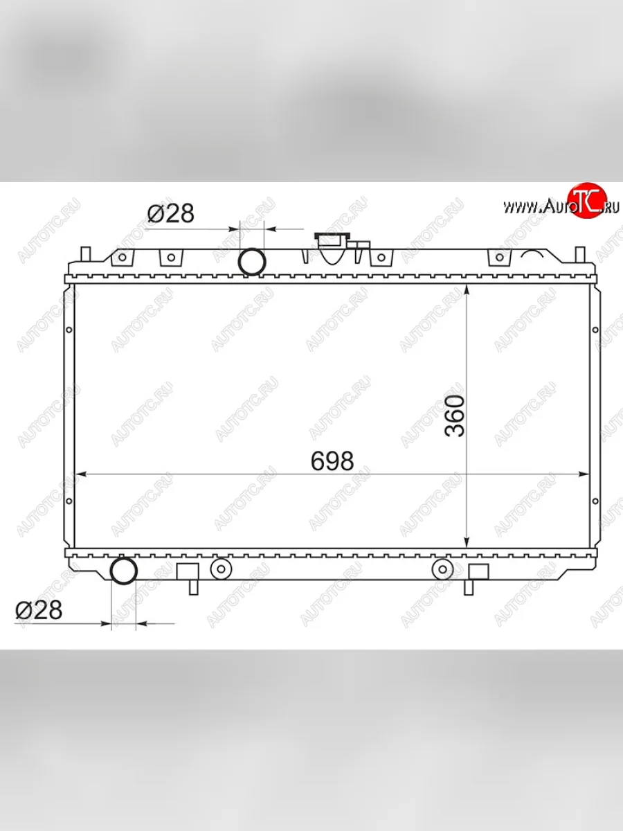 Радиатор SAT Nissan Bluebird Sylphy G10 седан дорестайлинг (2000-2003)  в Керчи Республика Крым