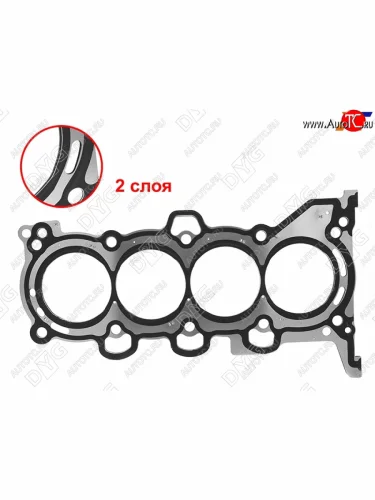 Прокладка ГБЦ G4EH 2.0 (металл) DYG Hyundai Elantra AD дорестайлинг (2016-2019)