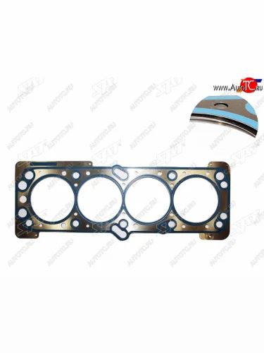 Прокладка ГБЦ 1.41.6 F14D3F16D3 (металл) SAT Chevrolet Aveo T200 хэтчбек 5 дв (2002-2008)