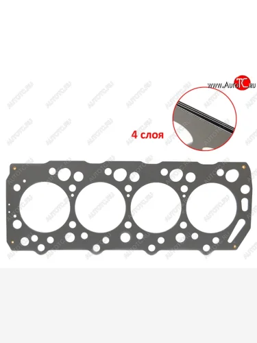 Прокладка ГБЦ D4BH 2,5 (T-1,50) металл DYG Hyundai Starex/Grand Starex/H1 TQ дорестайлинг (2007-2013)