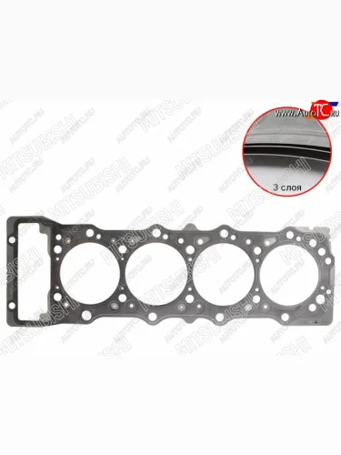 Прокладка ГБЦ (T=0.80 C) 4M41 MITSUBISHI Mitsubishi Pajero 4 V90 дорестайлинг (2006-2011)