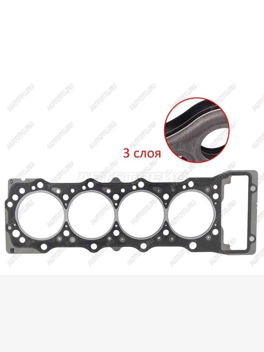 Прокладка ГБЦ (T=0.70 A) 4M41 MITSUBISHI Mitsubishi Pajero 4 V90 2-ой рестайлинг (2014-2020)  в Самаре Самарской области