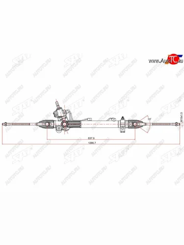 Рейка рулевая MCU15 4WD LHD SAT Lexus RX300 XU30 дорестайлинг (2003-2006)
