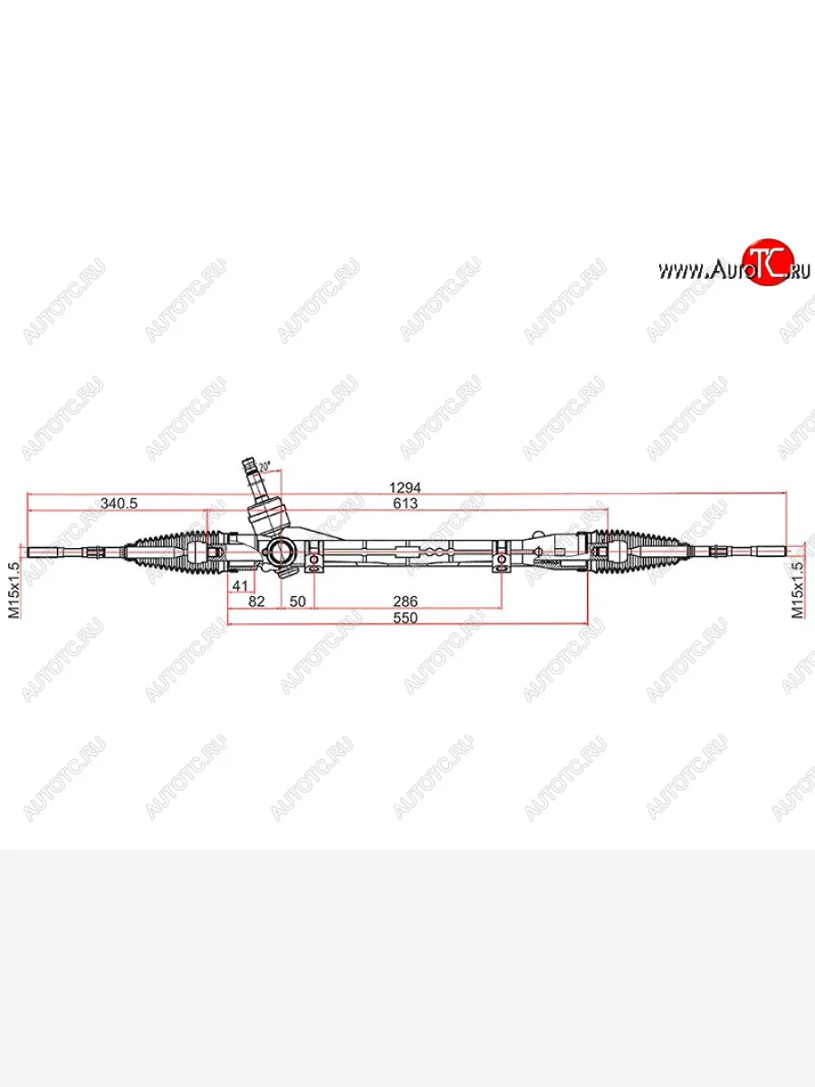 Рейка рулевая LHD SAT Mitsubishi Outlander GF 2-ой рестайлинг (2015-2018)  в Керчи Республика Крым