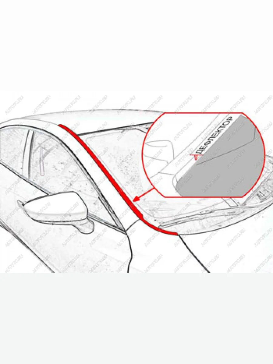 Водостоки лобового стекла Стрелка11  KIA Picanto 3 JA хэтчбэк 5 дв. дорестайлинг (2017-2021) (черные)  в Воронеже Воронежской области