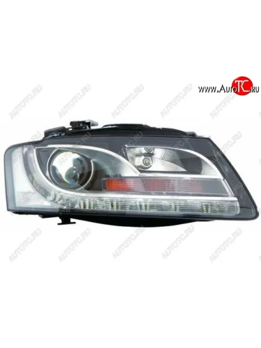 Фара правая (линзован, с электрокорректором) DEPO Audi A5 8T дорестайлинг, лифтбэк (2007-2011)