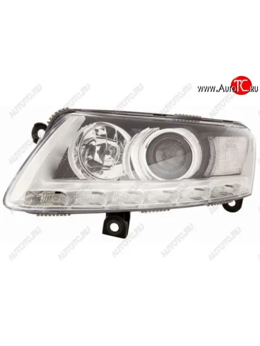 Фара правая (ксенон, под корректор) DEPO Audi A6  C6 (2008-2010) рестайлинг, седан