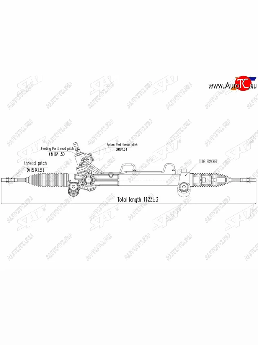 Рейка рулевая RHD SAT Toyota Camry XV40 рестайлинг (2009-2011)  в Керчи Республика Крым