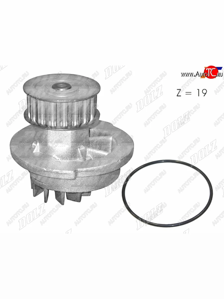 Насос водяного охлаждения с прокладкой DOLZ Chevrolet Aveo T300 седан (2011-2015)  в Самаре Самарской области
