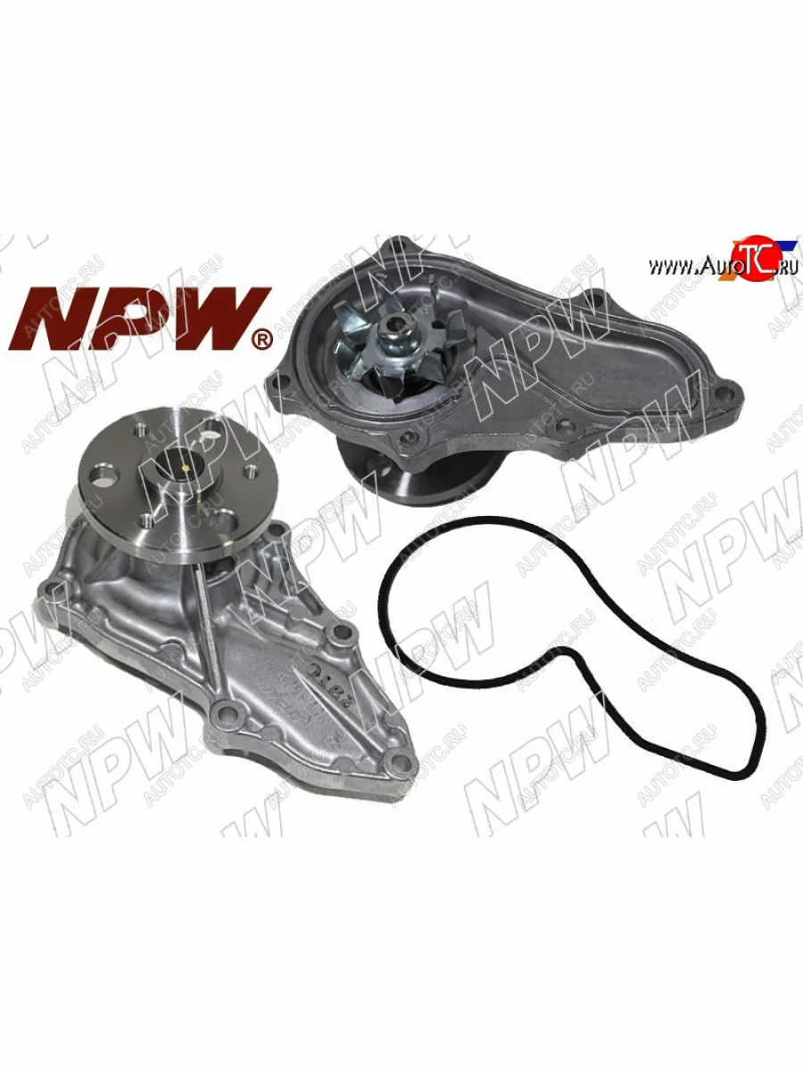 Насос водяного охлаждения с прокладкой K24AK24Z3 NPW Honda CR-V RE1,RE2,RE3,RE4,RE5,RE7 дорестайлинг (2007-2010)  с доставкой в г. Керчь