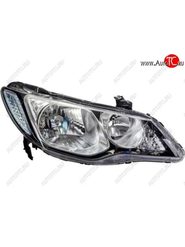 Правая фара (под корректор) DEPO Honda Civic FD седан дорестайлинг (2005-2008)