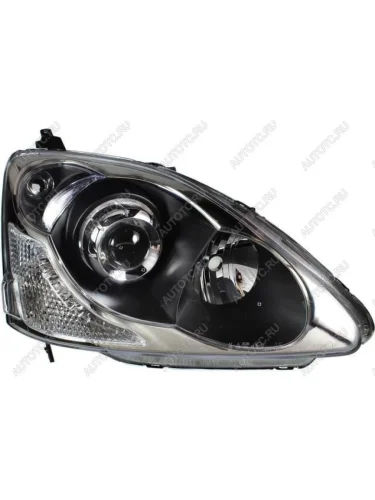 Правая фара (линзован, под корректор) DEPO Honda Civic EP хэтчбэк 3 дв. рестайлинг (2003-2006)