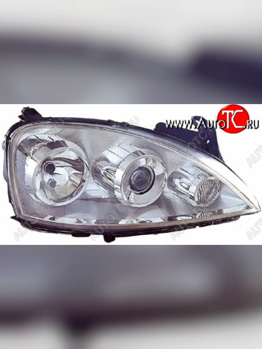 Правая фара (ксенон, под корректор) DEPO Opel Corsa C (2000-2006)  с доставкой в г. Керчь