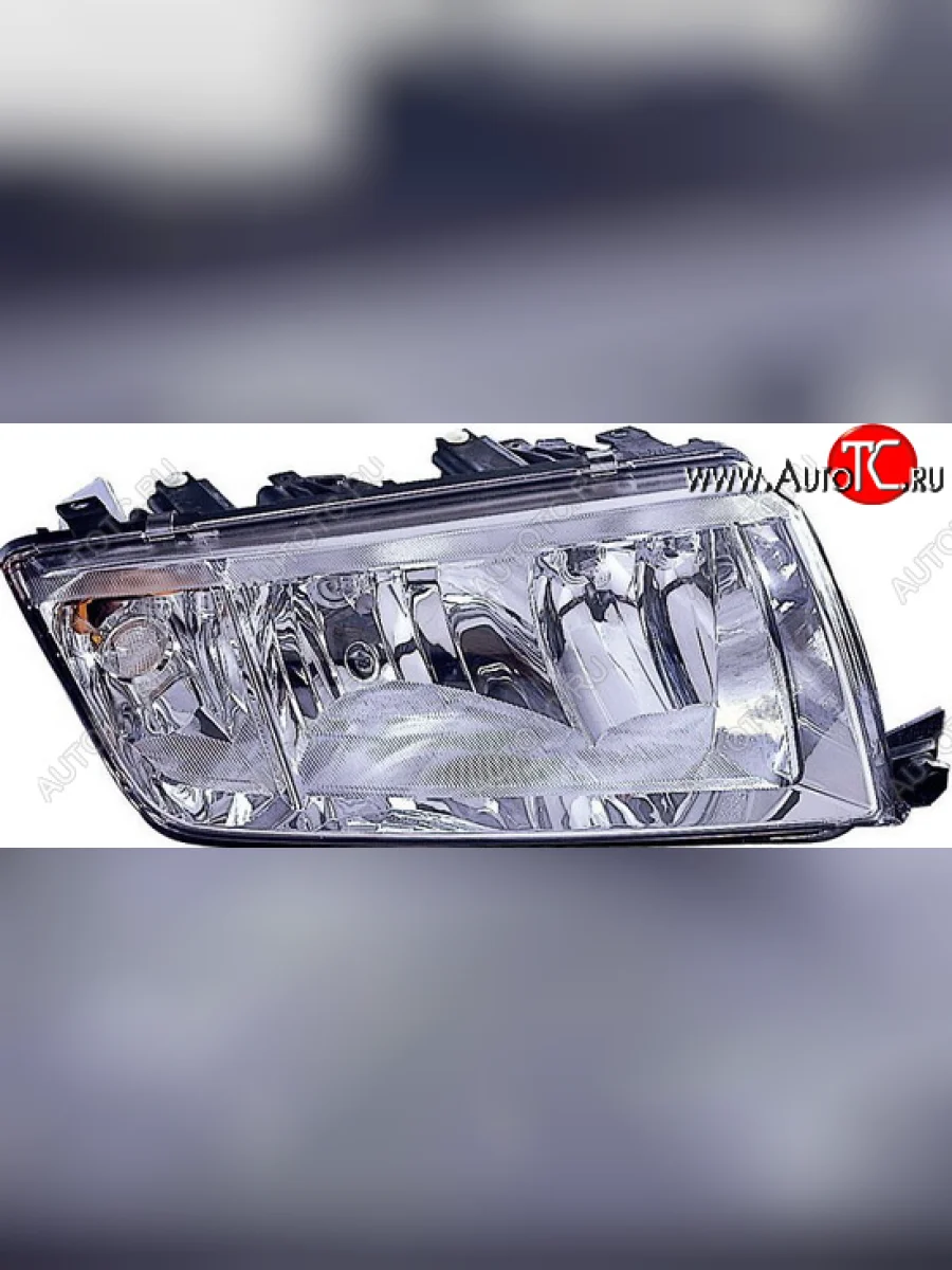 Правая фара (под корректор) DEPO Skoda Fabia Mk1 седан дорестайлинг (2000-2004)  в Самаре Самарской области