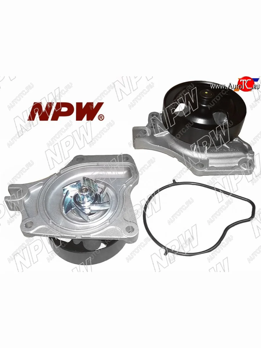 Насос водяного охлаждения с прокладкой NPW Mazda 3/Axela BK дорестайлинг, хэтчбэк (2003-2006)  с доставкой в г. Пермь