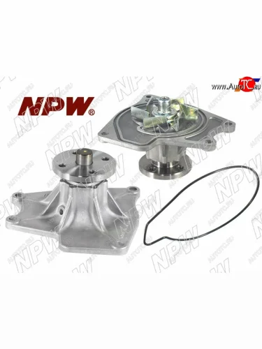 Насос водяного охлаждения с прокладкой 4M404M41 NPW Mitsubishi Pajero 4 V90 дорестайлинг (2006-2011)