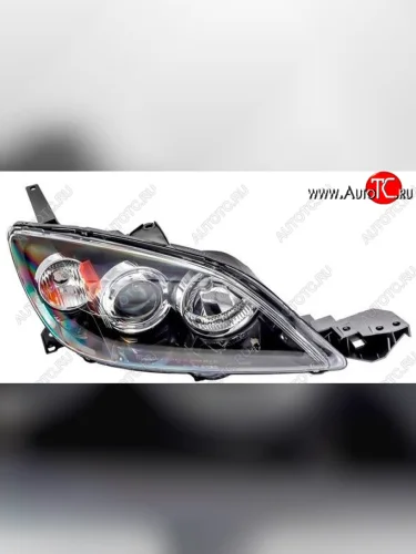 Правая фара (под корректор) DEPO Mazda 3/Axela BK дорестайлинг, хэтчбэк (2003-2006)