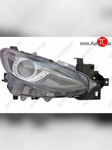 Правая фара (ксенон, под корректор) DEPO Mazda 3/Axela BM дорестайлинг седан (2013-2016)
