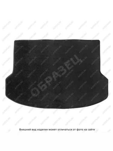 Ковры текстильные в багажное отделение (7 мест, разложенный 3 ряд) Norplast (Comfort черные) Audi Q7 4M дорестайлинг (2015-2020)