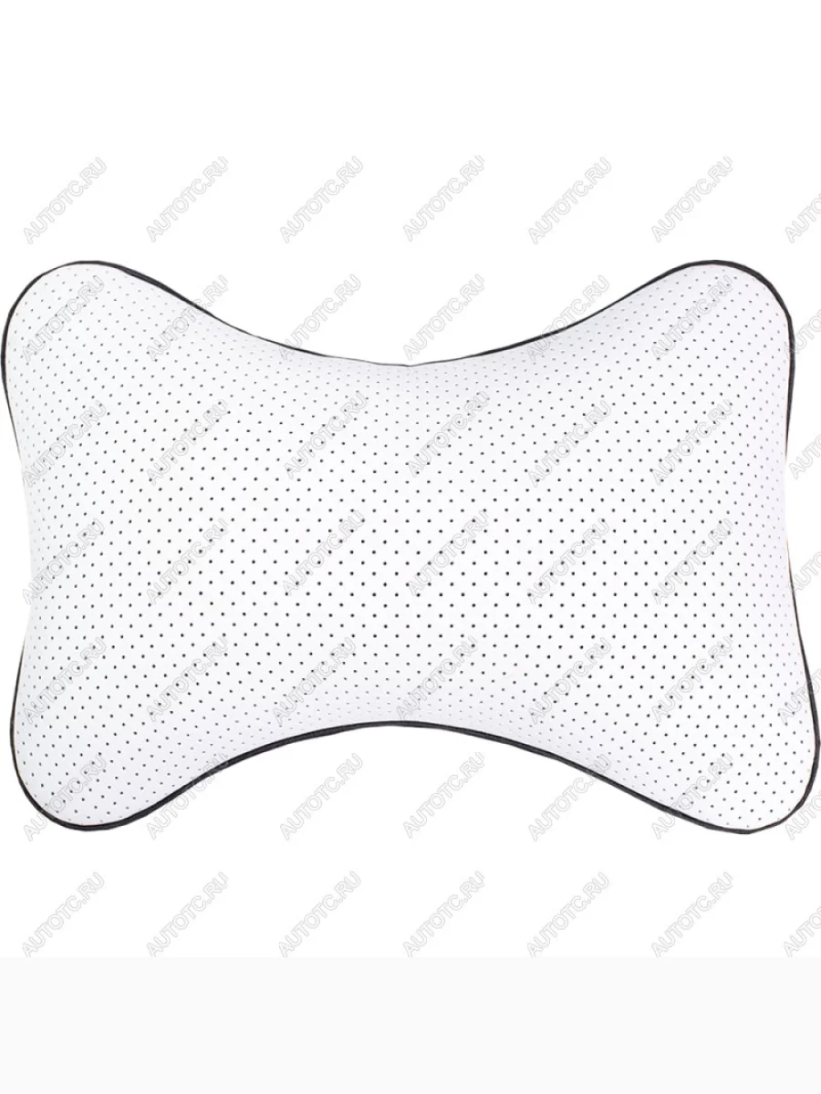 Подушка-косточка (Илана+Орегон) Lord Autofashion Porsche Cayenne 957 (2007-2010) (черный, строчка белая)
