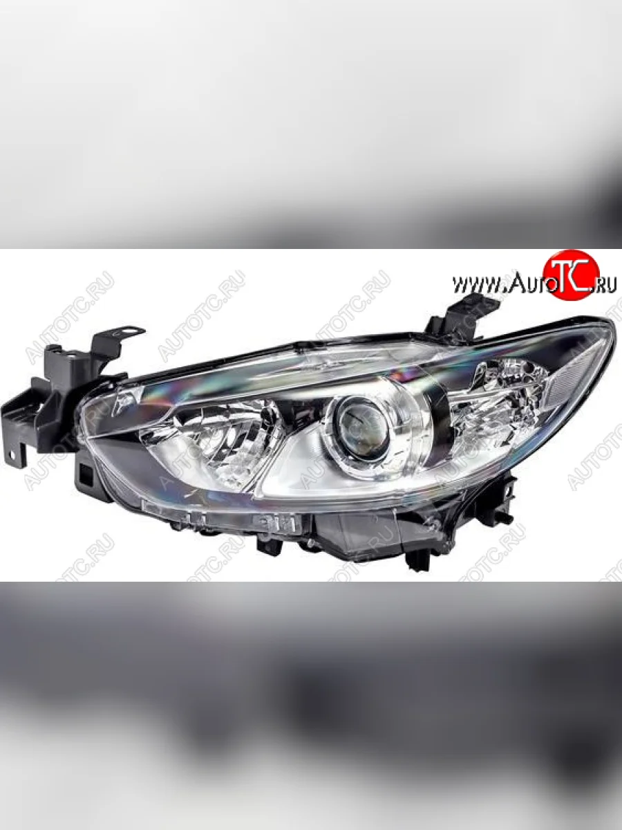 Левая фара (линзован, под корректор) DEPO Mazda 6 GJ дорестайлинг седан (2012-2015)  в Керчи Республика Крым