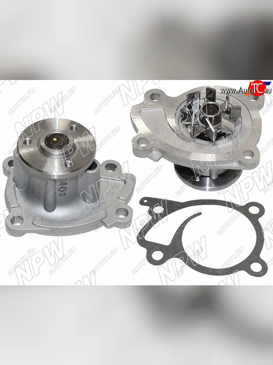 Насос водяного охлаждения с прокладкой NPW Nissan Note 1 E11 рестайлинг (2008-2013)  с доставкой в г. Керчь