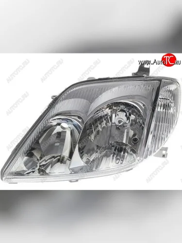 Левая фара (под корректор) DEPO Toyota Corolla E120 седан рестайлинг (2004-2007)