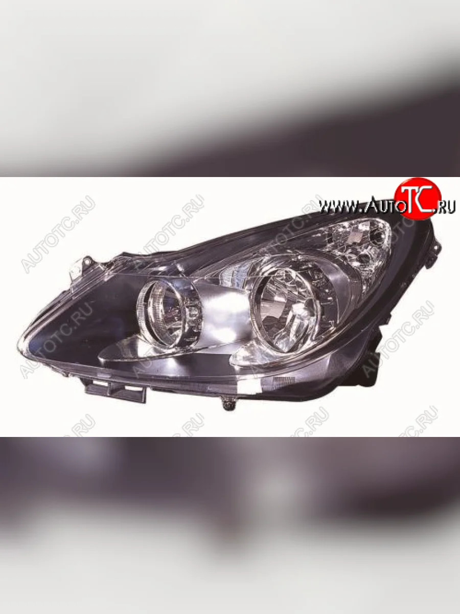 Левая фара (под корректор) DEPO Opel Corsa D дорестайлинг, хэтчбэк 3 дв. (2006-2010)  в Керчи Республика Крым