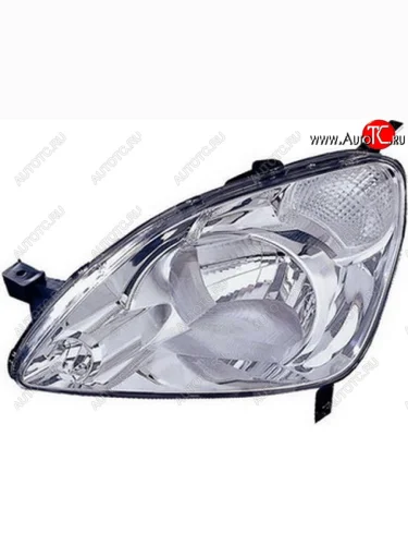 Левая фара (под корректор) DEPO Honda CR-V RD4,RD5,RD6,RD7,RD9  дорестайлинг (2001-2004)