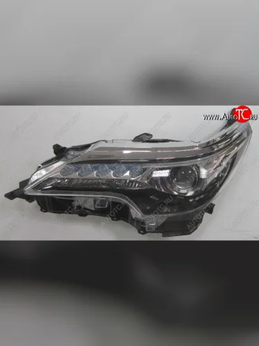 Левая фара (диодная, под корректор) DEPO Toyota Fortuner AN160 дорестайлинг (2015-2020)